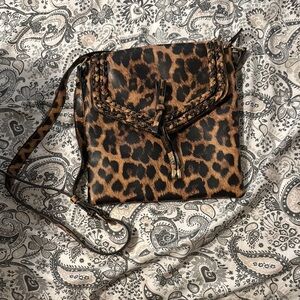 Leopard Print Crossbody Bag
